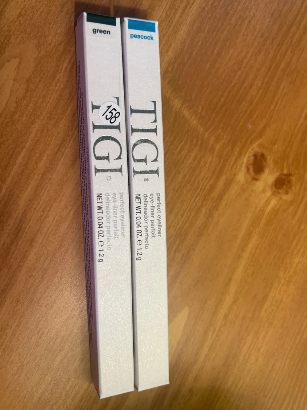 TIGI Eyeliner Set — Peacock, Green Shades